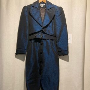 Victor Costa Strapless Dress and Jacket with Matching Belt